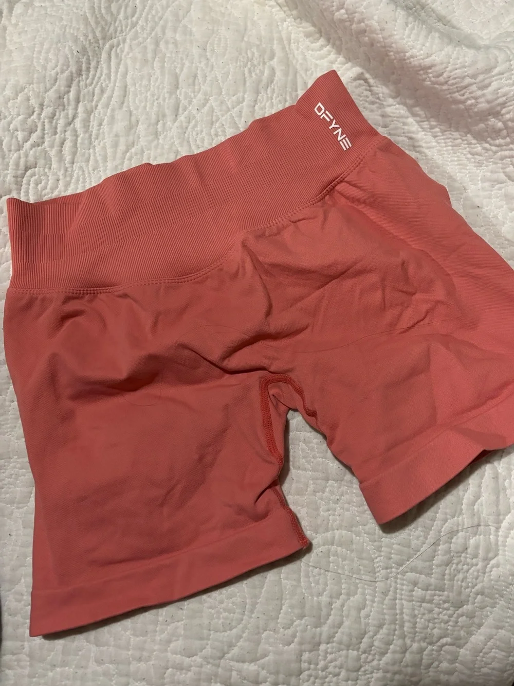 DFYNE impact coral shorts